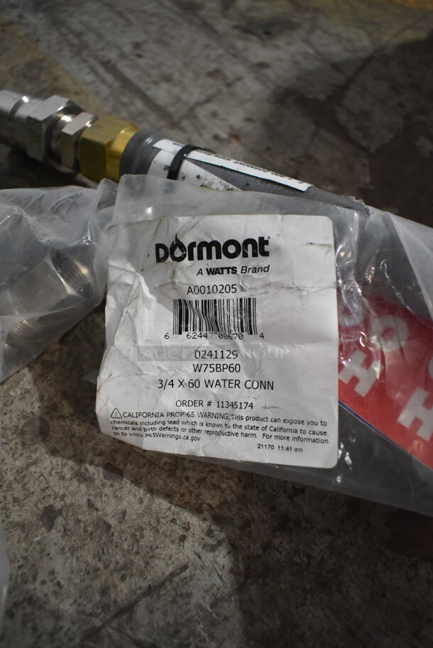 2 BRAND NEW! Dormont W75BP60/W50BP60 Water Hose. 2 Times Your Bid! - Image 4 of 5
