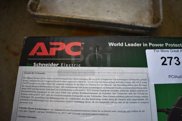 BRAND NEW IN BOX! APC ENERGY STAR Uninterruptible Power Supply. 15x9x5 - Image 3 of 4