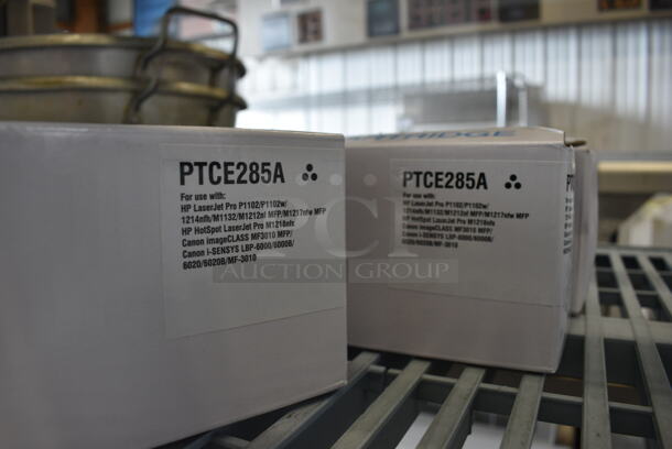 4 Boxes of PTCE285A Laser Toner Cartridges. 1 Open, 3 New. 4 Times Your Bid! - Image 3 of 3