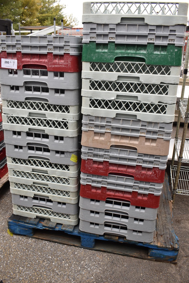 ALL ONE MONEY! Pallet Lot of 41 Various Dish Caddies. Includes 19.5x19.5x4 - Image 1 of 7