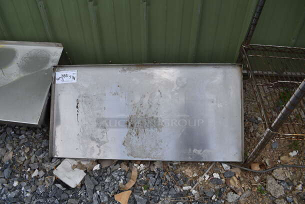 3 Stainless Steel Shelves Including L Shaped and Dunnage Style. 30.5x1512, 78x61x12, 48x8x11. 3 Times Your Bid! - Image 2 of 7