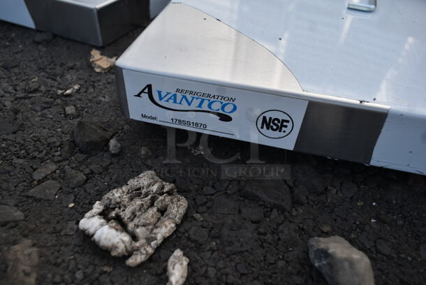 BRAND NEW SCRATCH AND DENT! Avantco 178SS1870 18" x 70 3/8" Stainless Steel Single Deck Overshelf - Image 4 of 4