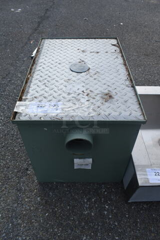 Mifab MI-G-4 Metal Commercial Grease Trap.