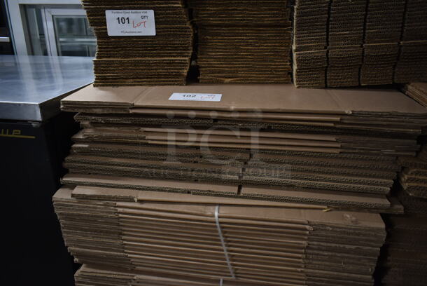 ALL ONE MONEY! Lot of 12 Bottle UPS Cardboard Boxes. 27.5x27.5 - Image 2 of 5