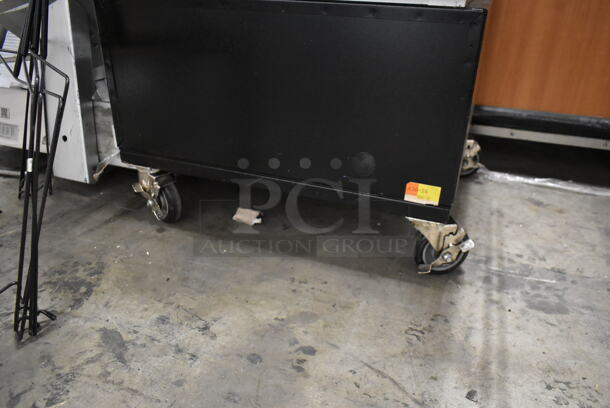 Hatco PFST-1X Stainless Steel Commercial Single Door Reach In Warmer Merchandiser on Commercial Casters. 120 Volts, 1 Phase. Tested and Working! - Image 3 of 6