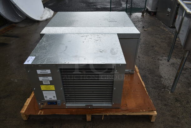 BRAND NEW SCRATCH AND DENT! Norlake CPB050JC-E-0-EV Self Contained Compressor Condenser for Walk In Cooler Box. 115 Volts, 1 Phase - Image 4 of 9