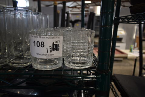 ALL ONE MONEY! Lot of 18 Rocks Glasses.