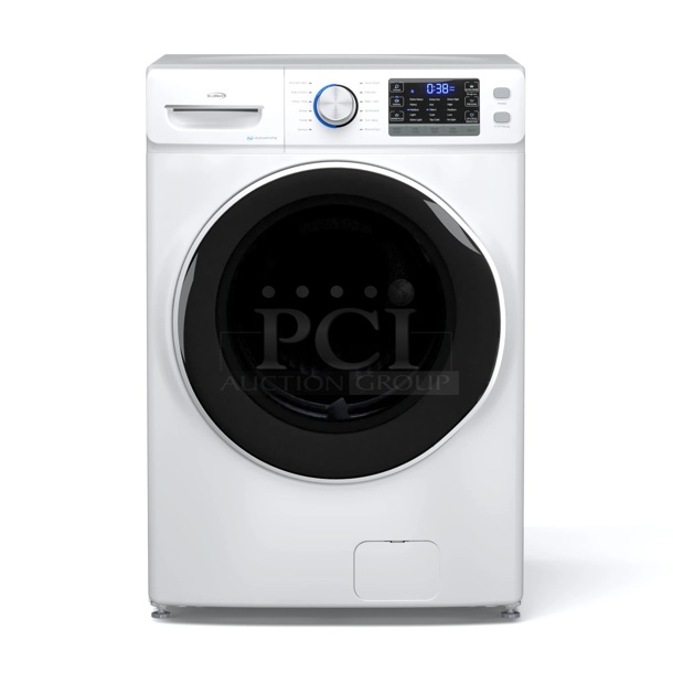 BRAND NEW SCRATCH! Koolmore FLW-5CWH 4.5 Cu. Ft. Large Capacity Stackable Front Load Washing Machine In White. No Signs Of Damage To The Unit.  - Image 1 of 2