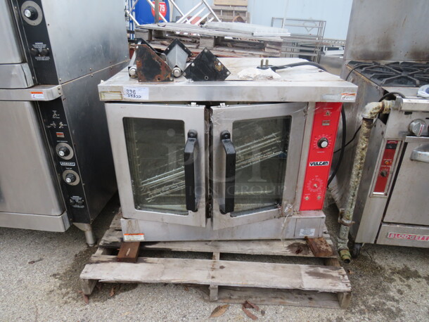 One Vulcan Convection Oven WIth 5 Racks. 40X34X57