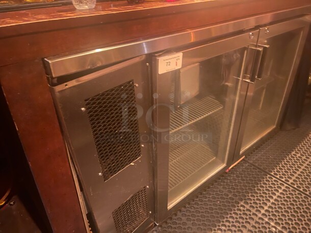 Perlick Two Door Commercial Under Bar 60 inch Cooler 115 Volt NSF Tested And Not Getting Cold!