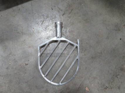 One Stainless Steel Paddle.
