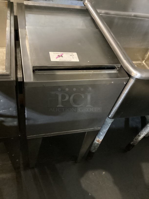 Stainless Steel Underbar Holding Ice Bin.
22 x 15 x 33-1/2
 - Image 1 of 2