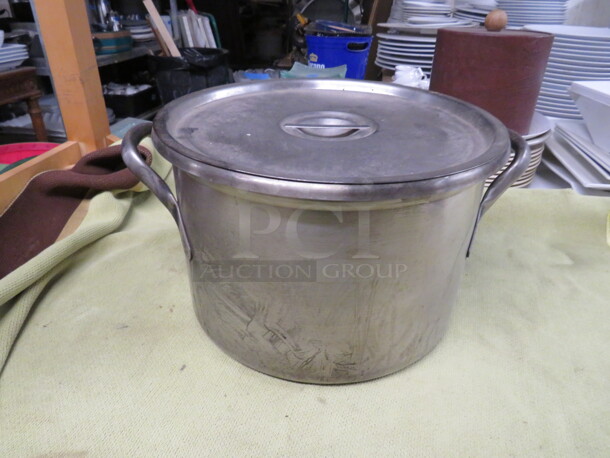 One Vollrath 12 Quart Stainless Steel Stock Pot With Lid. #77650. $323.70