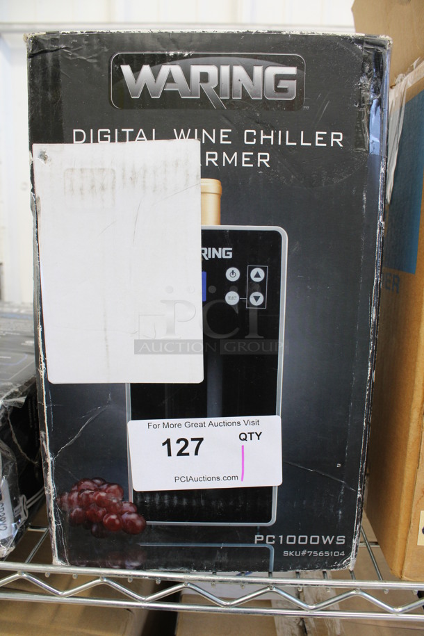 BRAND NEW IN BOX! Waring Digital Wine Chiller Warmer