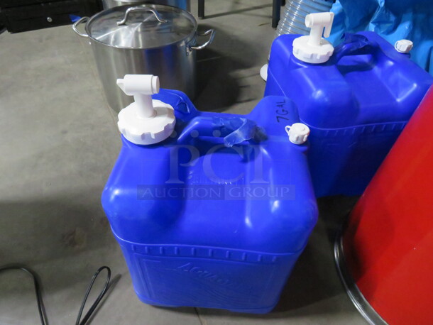One 7 Gallon Aquatainer. - Image 3 of 3