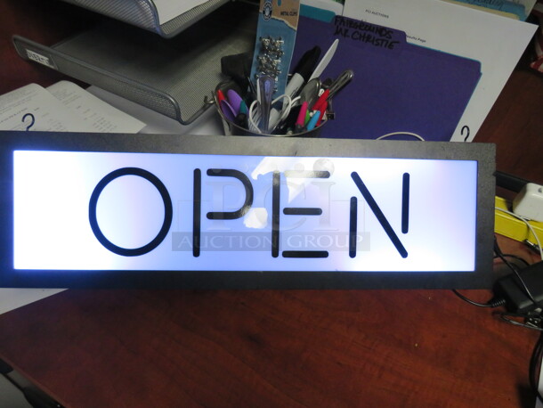 One Illuminated Dreams Multi Function Lighted OPEN Sign With Remote.