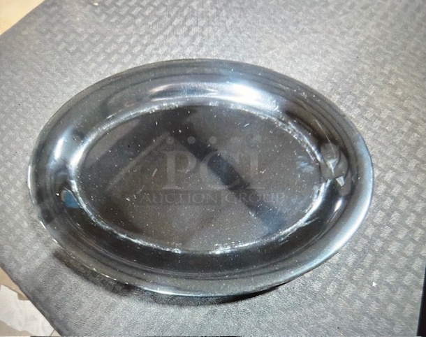 12X9 GET Black Melamine Platter. 12XBID