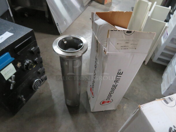 One NEW Dispense Rite Spring Loaded Cup Dispenser. #ADJ-2F.