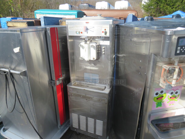 One Taylor Single Flavor Shake Freezer On Casters. Model# 441-33. 208-230 Volt. 1 Phase. Unable To Test. 18X30X60