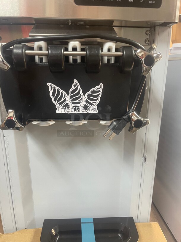 Bran New! Commercial Counter Top Three Flavors Ice Cream Machine 115 Volt 1200 Watts NSF Tested and Working! - Image 5 of 8