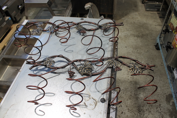 ALL ONE MONEY! Two Tier Lot of Various Items Including Metal Decorations and Black Board Signs - Image 6 of 6