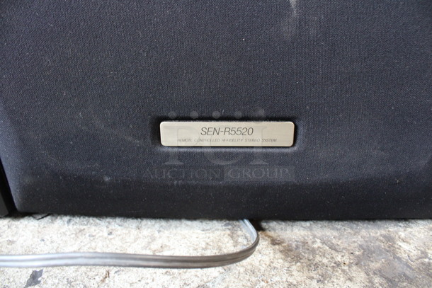 Sony Model SEN-R5520 Home Theatre System. in Case. Goes GREAT w/ Lot 135! 20x18x19 - Image 4 of 4