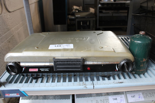 Coleman Metal Countertop Instastart Grill Stove. 21x14x7 - Image 2 of 4