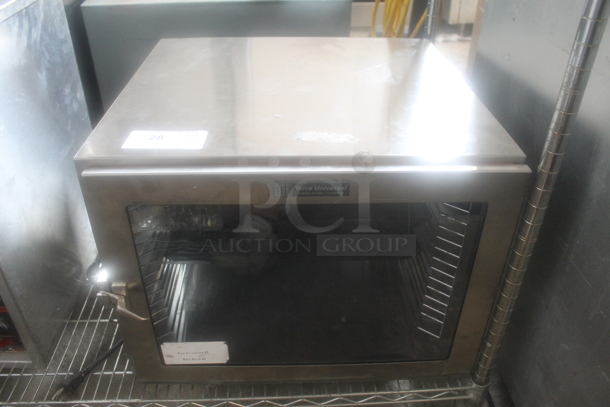 Terra Universal Desiccator Stainless Steel Commercial Countertop Drying Cabinet.  - Image 1 of 5