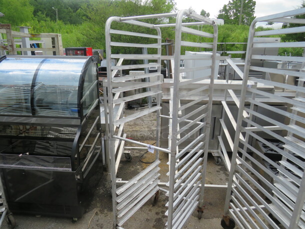 One Aluminum Speed Rack On Casters. 20.5X26X69.5 - Image 1 of 1