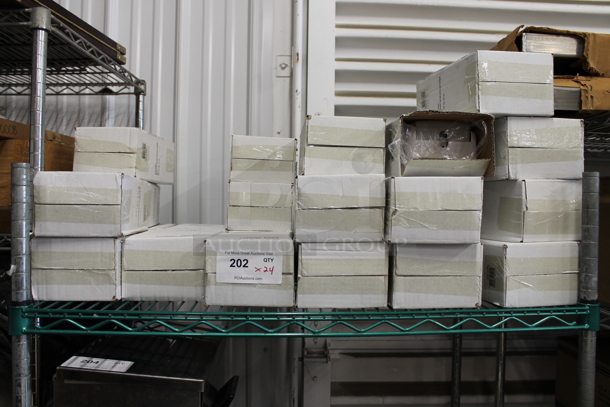 24 BRAND NEW IN BOX! Thunder Group White Poly Wall Mount Soap Dispensers. 24 Times Your Bid! - Image 2 of 6