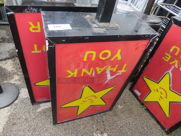 One Electric Sign. 24X10X50 - Image 2 of 2