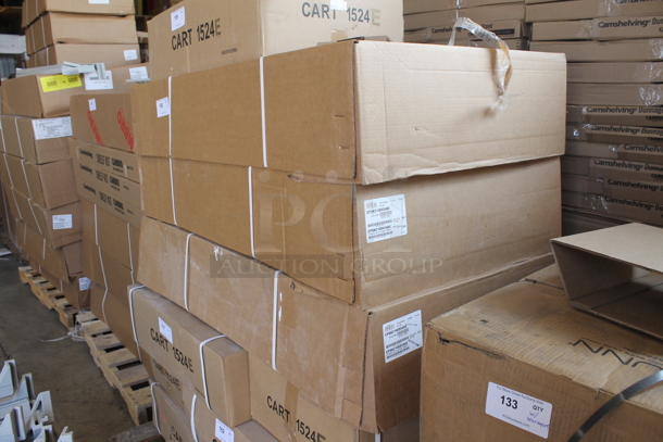 3 BRAND NEW IN BOX Cambro CPSK2148V5480 Camshelving® Premium 21" x 48" Shelf Kit with 5 Vented Shelves. 3 Times Your Bid! - Image 3 of 4