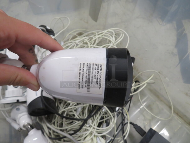 One Samsung Digital Video Recorder, Mouse, And 8 Cameras. #SDR-3100N. #SDC-5340BCN. - Image 4 of 6