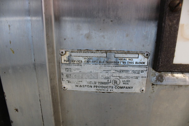 Winston Model FCR620101SJ Stainless Steel Commercial Electric Powered Pressure Fryer. 208 Volts, 3 Phase. 20x28x47 - Image 5 of 7