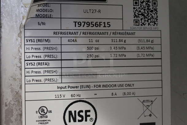 Traulsen ULT27-R Stainless Steel Commercial Single Door Undercounter Cooler. 115 Volts, 1 Phase. Tested and Does Not Power On - Image 5 of 5