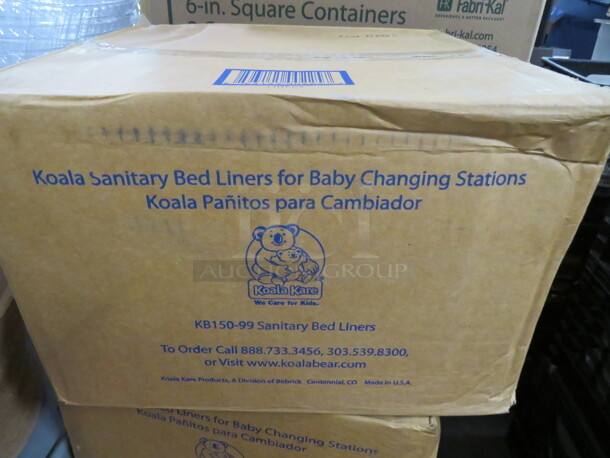 NEW Koala Sanitary Bed Liners For Changing Station. #KB150-99.