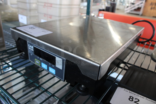 CAS Model PD-II Metal Countertop Food Portioning Scale. 11x15x3.5. Tested and Powers On But Has Error Code - Image 3 of 6