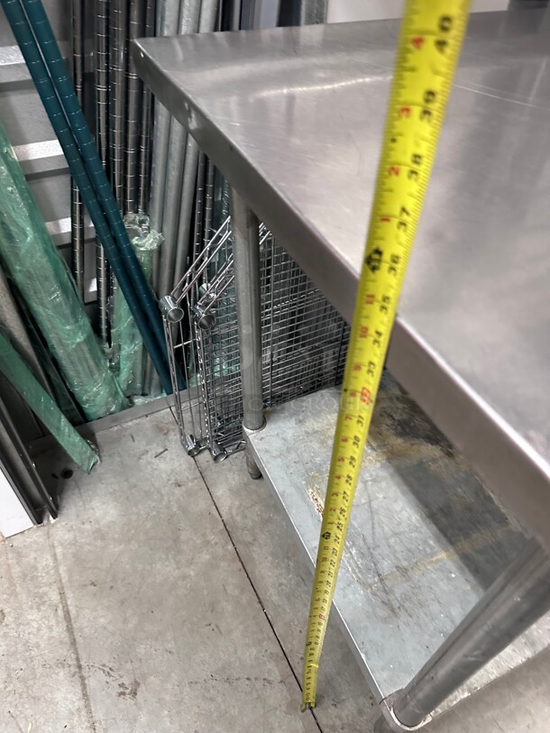 Stainless Steel Commercial Heavy Duty Work Table NSF  - Image 7 of 7