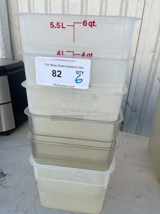 Clean! Commercial Plastic Storage Container NSF  - Image 2 of 4