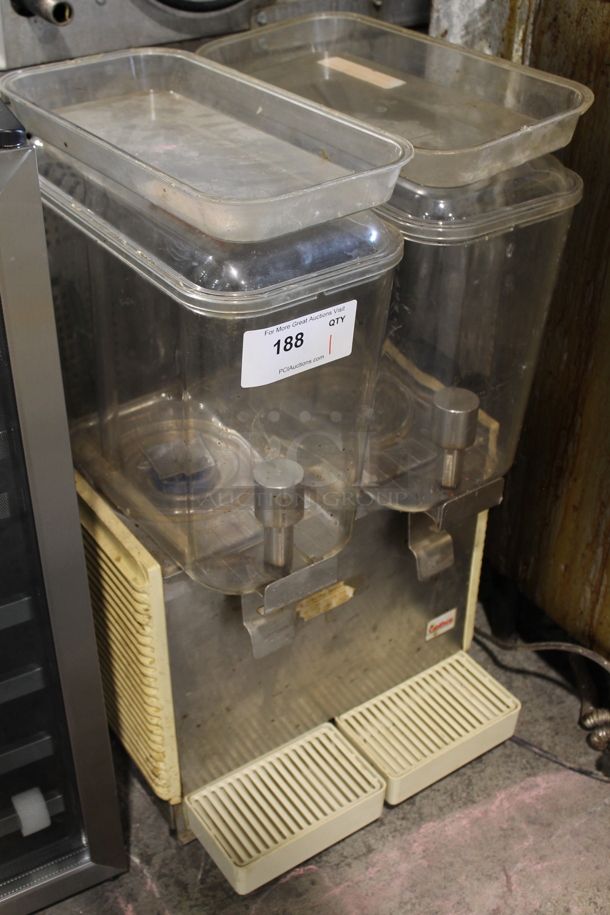 Crathco D25-4 Stainless Steel Commercial Countertop 2 Hopper Refrigerated Beverage Machine. 115 Volts, 1 Phase. Tested and Powers On But Does Not Get Cold - Image 2 of 3