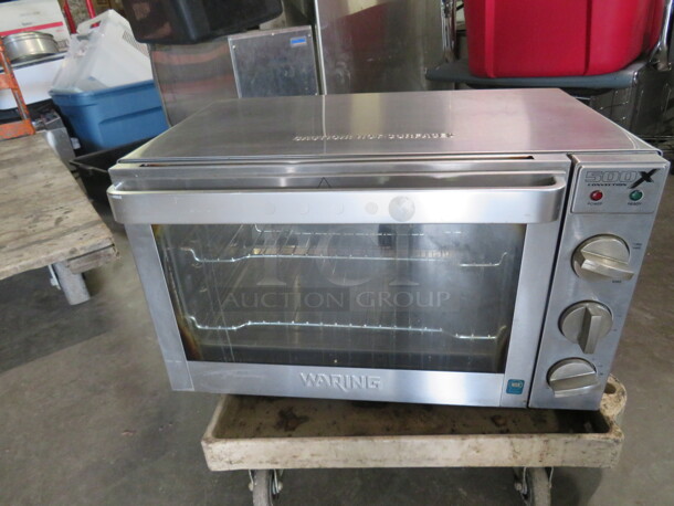 One Working Waring 500X Convection Oven With 2 Racks. 120 Volt. 24X24X14. $889.00. - Image 1 of 3