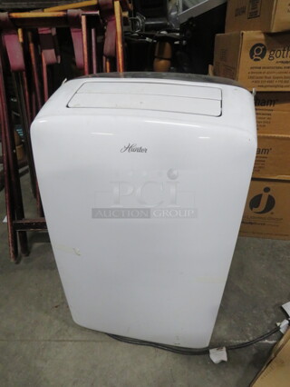 One Hunter Portable A/C On Casters. 115 Volt. Model# HPAC-14C150P. 