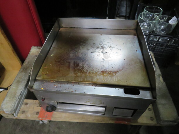 One 18 Inch Electric Flat Top Griddle. 110 Volt. - Image 2 of 2