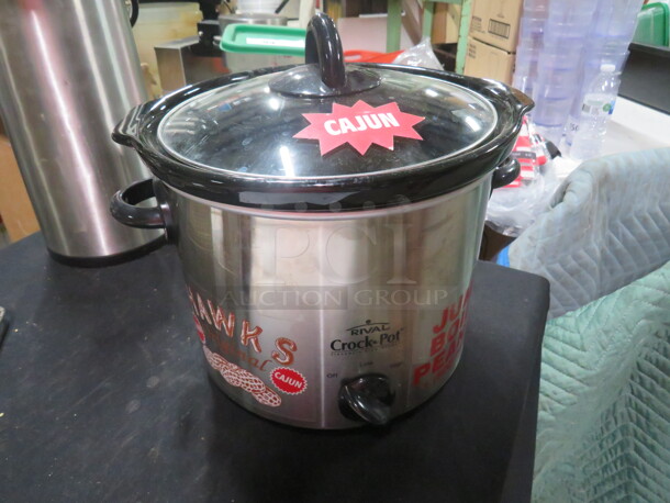 One Rival Crockpot With Lid. 120 Volt. - Image 1 of 1