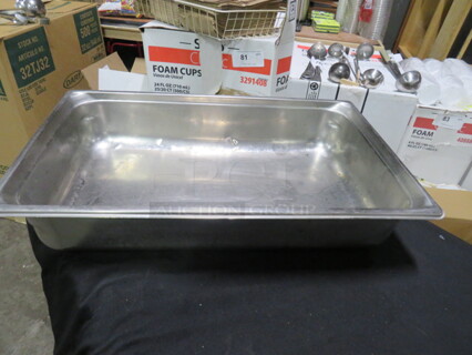 Full Size 4 Inch Deep Hotel Pan. 3XBID