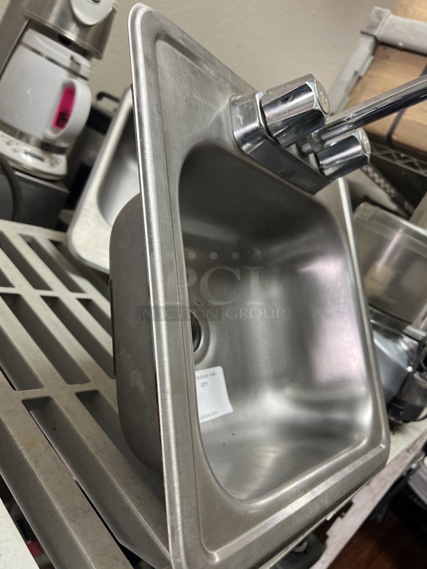 11-inch Handsink with Faucet Built In Drop in Sink - Image 2 of 3
