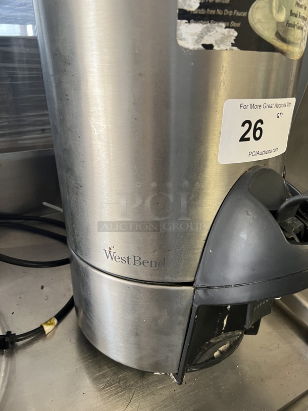 West Bend Cup Commercial Coffee Maker NO LID - Image 2 of 2