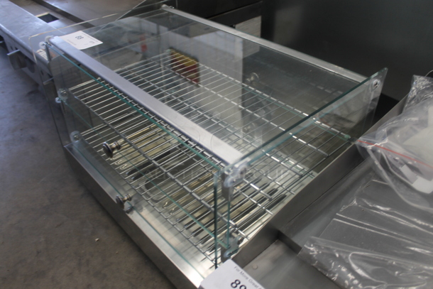BRAND NEW SCRATCH AND DENT! RTR-50L Stainless Steel Countertop Heated Display Case Merchandiser. 110-120 Volts, 1 Phase. Tested and Working! - Image 3 of 7