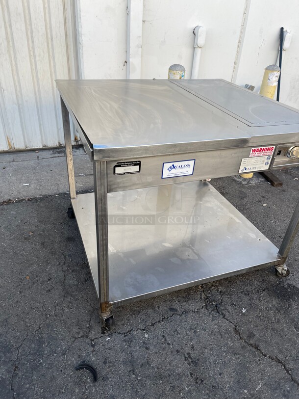Amazing! AVALON HI24G26 Commercial HEATED ICING/GLAZING PREP TABLE NSF 115 Volt Tested and Working! - Image 4 of 9