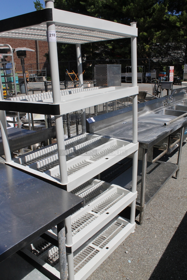 Gray Poly 5 Tier Shelving Unit. - Image 3 of 3